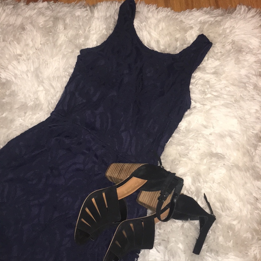 Altar’d state lace blue dress size small